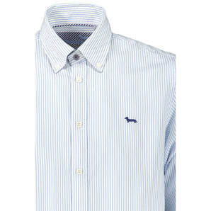 Harmont & Blaine Elegant Striped Button-Down Cotton Shirt