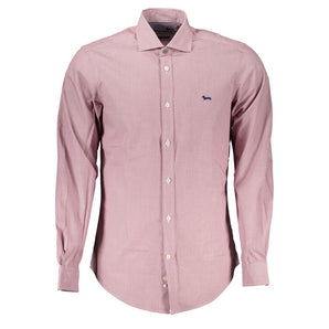 Harmont & Blaine Chic Pink Narrow Fit Long Sleeve Shirt