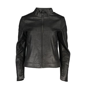 Desigual Chic Black Zip-Up Sports Jacket