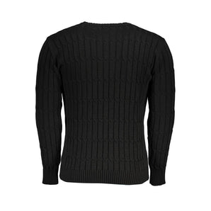 US Grand Polo Twisted Crew Neck Sweater with Contrast Details