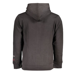 Sudadera polar gris con capucha US Grand Polo Chic