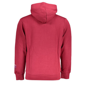 US Grand Polo Chic Pink Fleece Hooded Sweatshirt