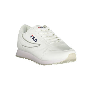 Zapatillas Fila Chic blancas con cordones y detalles en contraste