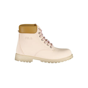 Botas Fila Chic rosa con cordones y detalles bordados