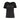 Patrizia Pepe Chic Short Sleeve Wide Neck Tee with Contrast Details