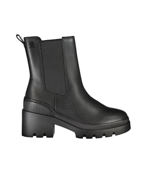 Tommy Hilfiger Black Polyester Boot