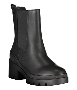 Tommy Hilfiger Black Polyester Boot