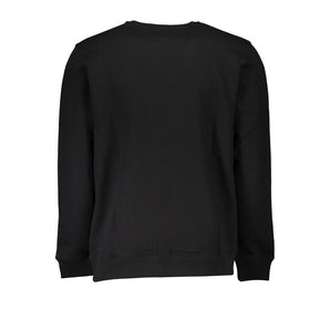 Sudadera negra con cuello redondo y forro polar elegante de Vans