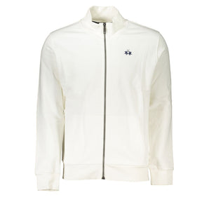 La Martina Elegante Sudadera Polar Blanca - Regular Fit