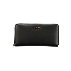 Cartera Guess Jeans Chic de tres compartimentos negra