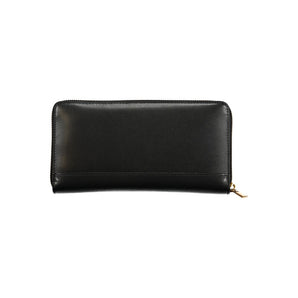 Cartera Guess Jeans Chic de tres compartimentos negra