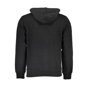 La Martina Sleek Sudadera De Algodón Con Capucha En Negro