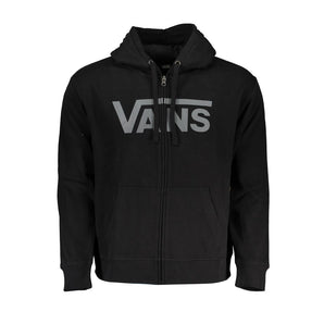 Vans Sleek sudadera negra con capucha y cremallera