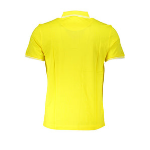 Harmont & Blaine Elegant Yellow Cotton Polo with Contrast Details