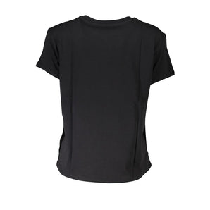 Patrizia Pepe Camiseta elegante de algodón orgánico con cuello redondo