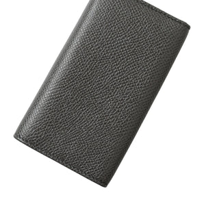 Dolce &amp; Gabbana Chic Gray Leather Trifold Key Holder