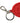 Dolce &amp; Gabbana Red Rubber DG Logo Silver Brass Metal Keyring Keychain