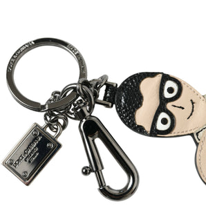 Dolce &amp; Gabbana Elegant Multicolor Leather Keychain