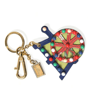 Dolce & Gabbana Multicolor Cellulose Designer Keychain