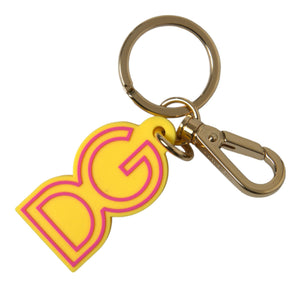 Dolce & Gabbana Chic Yellow Gold Keychain Charm