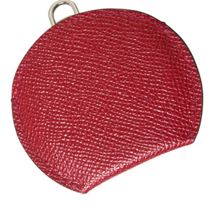 Dolce &amp; Gabbana Elegant Red Leather Mirror Holder