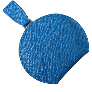 Dolce & Gabbana Elegant Blue Leather Mirror Holder