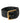 Dolce & Gabbana Black Textured Leather Gold Tone Metal Buckle Armband