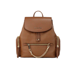 Michael Kors Jet Set Medium Luggage Leather Chain Shoulder Backpack Bag