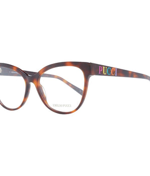 Emilio Pucci Brown Plastic Glasses (Frames)