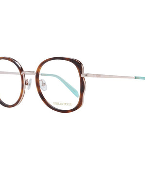 Emilio Pucci Brown Metal & Plastic Glasses (Frames)