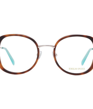 Emilio Pucci Brown Metal & Plastic Glasses (Frames)