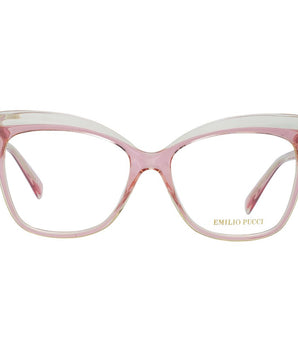 Emilio Pucci Pink Plastic Glasses (Frames)
