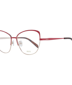 Emilio Pucci Red Metal Glasses (Frames)