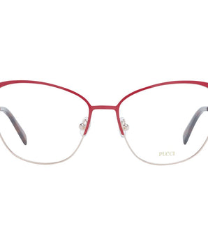 Emilio Pucci Red Metal Glasses (Frames)