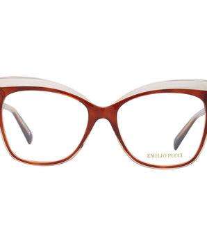 Emilio Pucci Brown Plastic Glasses (Frames)
