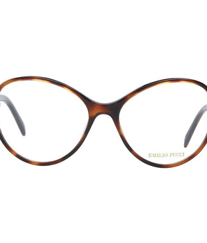 Emilio Pucci Brown Plastic Glasses (Frames)