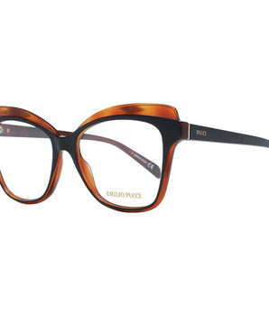 Emilio Pucci Brown Plastic Glasses (Frames)