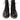 Dolce & Gabbana Black Leather Military Combat Boots Shoes