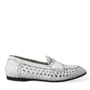 Dolce &amp; Gabbana Elegantes mocasines blancos sin cordones