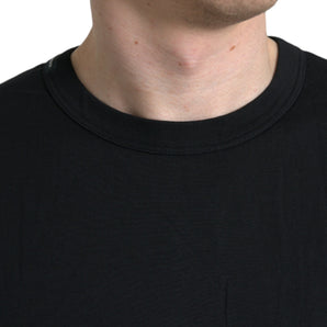 Dolce & Gabbana Elegant Embossed Logo Cotton Tee