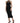 Dolce & Gabbana Black Sheath Halter Sleeveless Midi Dress