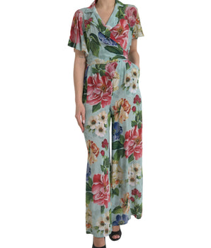 Dolce &amp; Gabbana Mono elegante de crepé de seda floral