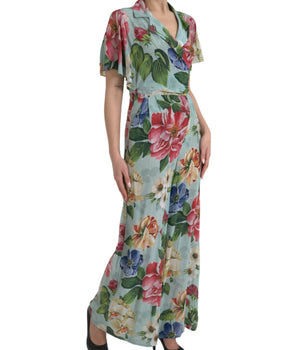 Dolce &amp; Gabbana Mono elegante de crepé de seda floral