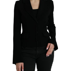 Dolce & Gabbana Elegant Black Designer Blazer for Women