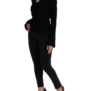 Dolce & Gabbana Elegant Black Designer Blazer for Women