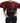 Dolce & Gabbana Black Red Patterned Cropped Coat Jacket