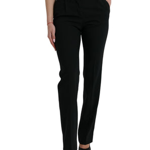 Dolce &amp; Gabbana Elegant Tapered Wool Trousers