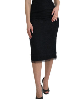 Dolce &amp; Gabbana Falda midi elegante de cintura alta