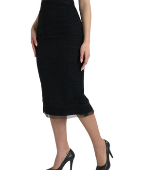 Dolce &amp; Gabbana Falda midi elegante de cintura alta