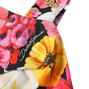 Dolce &amp; Gabbana Exquisite Floral Bustier Crop Top